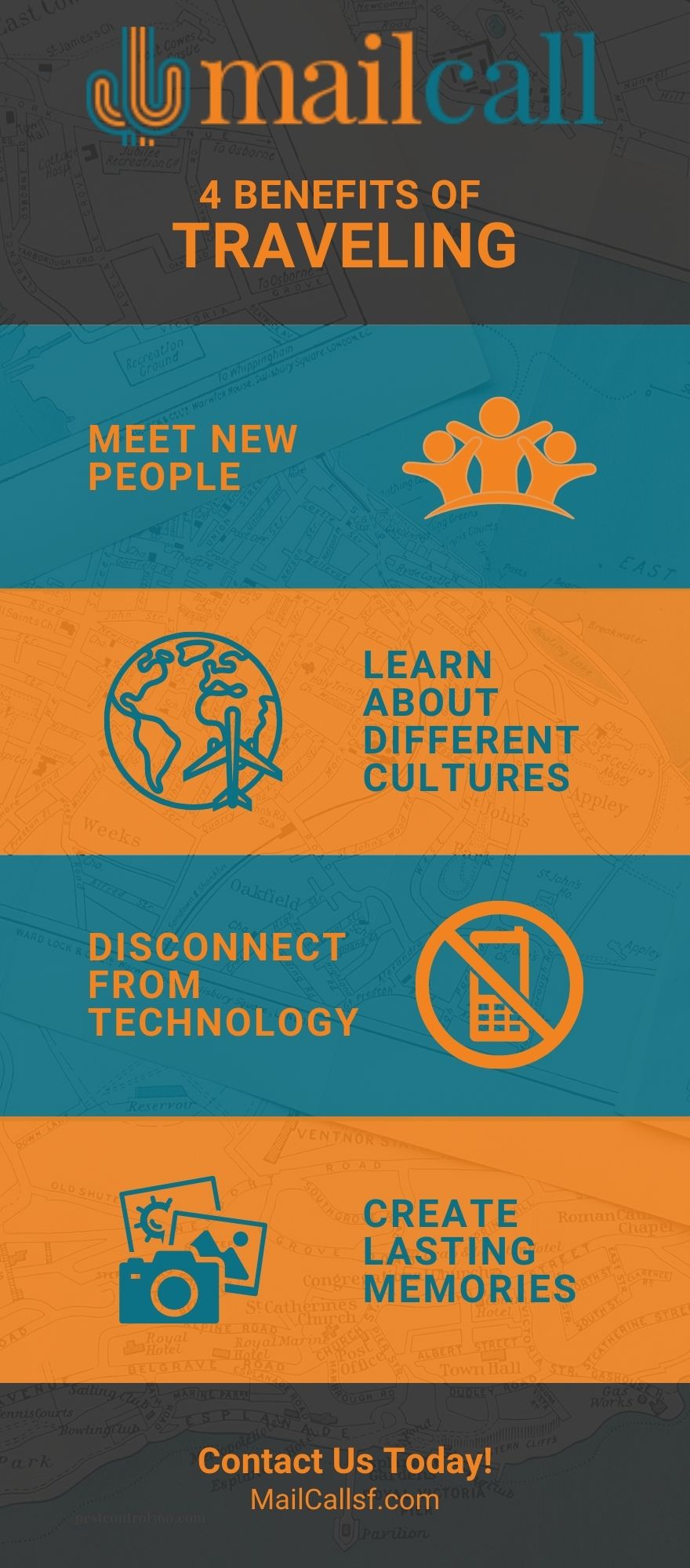 4 Benefits of Traveling infographic