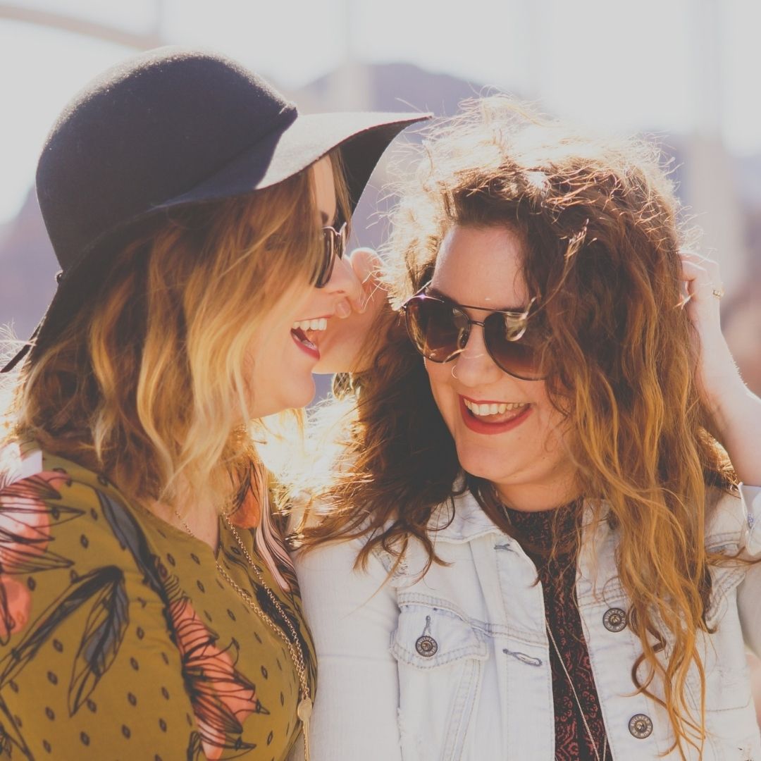 two women traveling